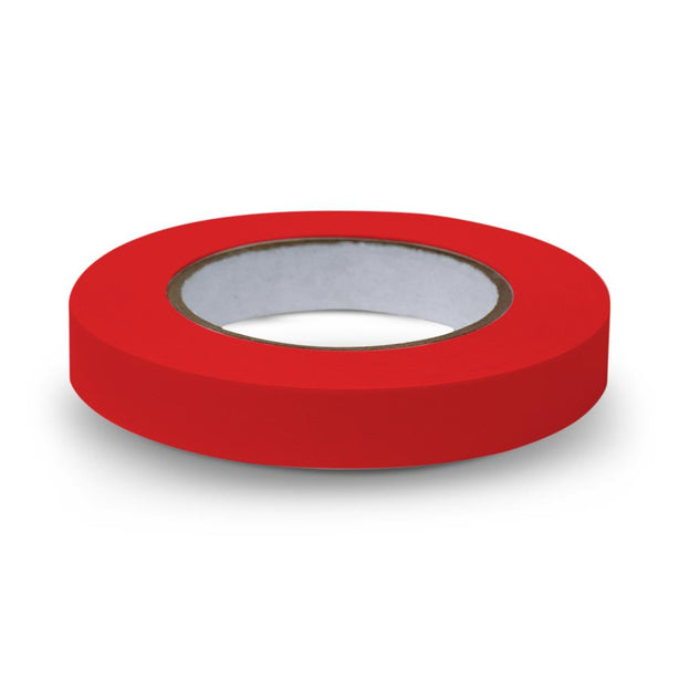 Globe Scientific Labeling Tape, 0.75" x 60 yd. Roll, Red - LT-075X60R - 4 Each