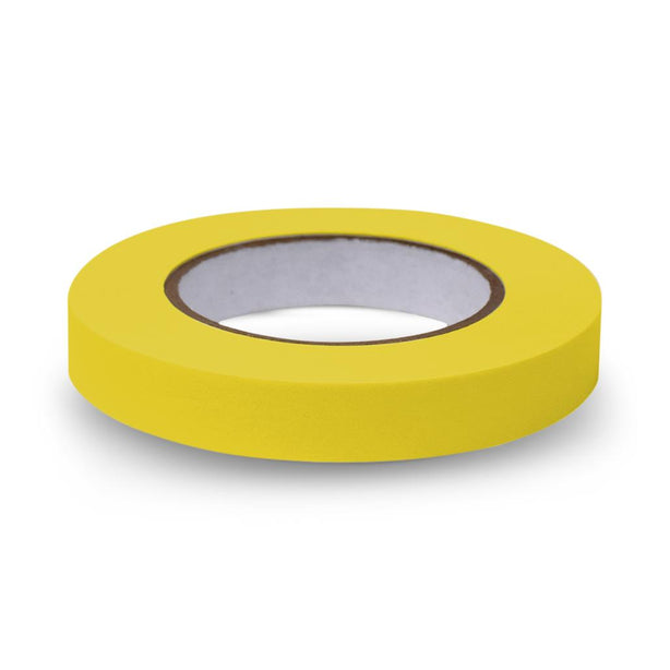 Globe Scientific Labeling Tape, 0.75" x 60 yd. Roll, Yellow - LT-075X60Y - 4 Each