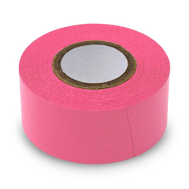 Globe Scientific Labeling Tape, Rose, 1" x 500" Roll, 3 Rl/Bx - LT-1X500RS - 3 Each