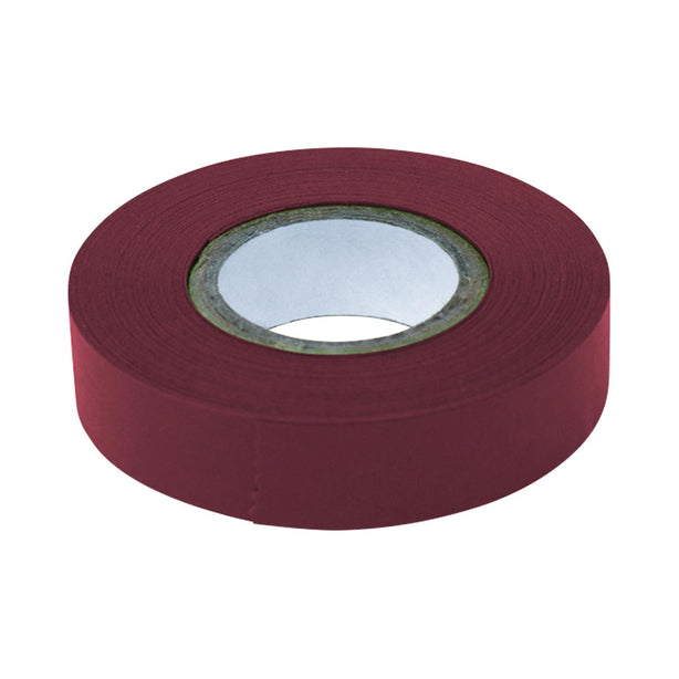 Globe Scientific Labeling Tape, Dark Red, 1/2" x 500" Roll, 6 Rl/Bx - LT-05X500DKR - 6 Each