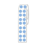 Globe Scientific Labeling f / Cryogenic Storage by GlobeSci Cryo Direct Thermal Label Roll, for 2 mL Tubes, Blue, 13 mm Dots - LTC-13B - 4000 Each