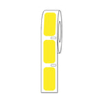 Globe Scientific Labeling f / Storage by GlobeSci Cryo Direct Thermal Label Roll, for Cryogenic Vials, Yellow, 27 x 13 mm - LTC-27X13Y - 1000 Each