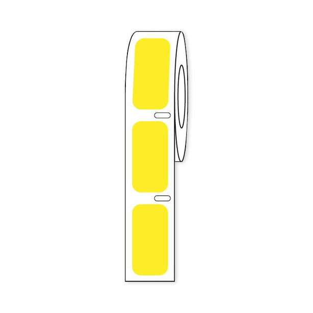 Globe Scientific Labeling f / Storage by GlobeSci Cryo Direct Thermal Label Roll, for Cryogenic Vials, Yellow, 27 x 13 mm - LTC-27X13Y - 1000 Each