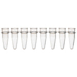 Globe Scientific Inc PCR 8-Strip Tubes with No Caps - DLSPCR02S