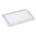 Globe Scientific 384-Well PCR Plate, A24/P24 2-Notch, (ABI-Style), White - PCR-384-ROCW - 10 Each