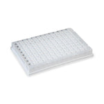Globe Scientific Full-Skirt 96-Well PCR Plate, Skirted, Clear, 0.2 mL - PCR-FS-02 - 100 Each