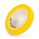Nylon-Membrane Syringe Filter, Nonsterile, 0.22 um Porosity, 30 mm Dia., Globe Scientific Nylon - SF-NYLN-2230 - 100 Each