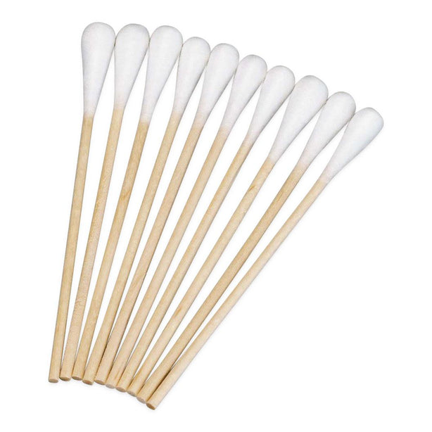 Amd-Ritmed Sterile Tipped Cotton Applicator with Tapered Tip, Wood, Nonsterile, 6" - DMA56225