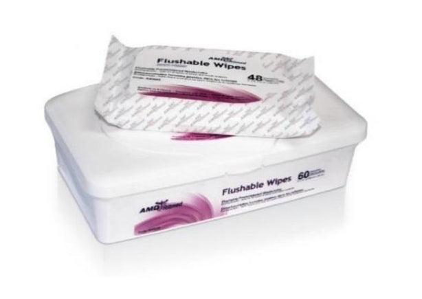 AMD-RITMED INC AMD-Ritmed Flushable Premoistened Washcloths A40028 576 Each