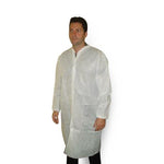 Premium White Lab Coats - A8043 - 50 Each - MDL-DMAA8043