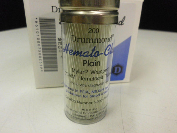 Drummond Scientific Hemato-Clad Mylar Wrapped Hematocrit Tubes - DMN0007500C5