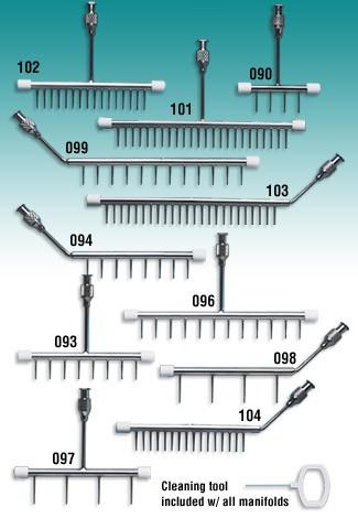 Manifold, Straight, For 590, Stainless Steel Microtest Plate - 3-000-093 - 1 Each
