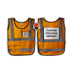 Disaster Management Systems Dms Safety Window Vest, Orange - 05836 - 1 Each