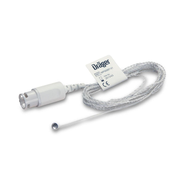 DRAEGER MEDICAL Draeger Single-Use Pediatric Rectal Temperature Probe MP00997 20 Each - MDL-DRAMP00997