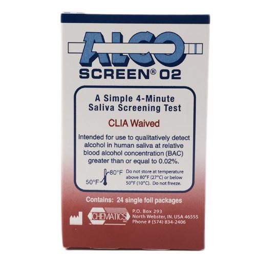 DOT Approved Alco-Screen Alcohol Tests - 56024 - 24 Each - MDL-DRUGALO2DOT