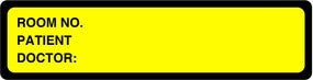 Centurion Nursing Chart Labels - DRYEL1 - 1 Roll - MDL-DRYEL1