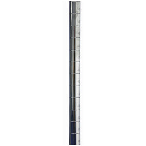 Distribution Systems Intnl Chrome Shelving Posts T6-P63CH - 1.0 Each