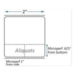 Microbiology Labels - QL-22-MP-SLITS - 36 Each - MDL-DTCQL22MPSLIT