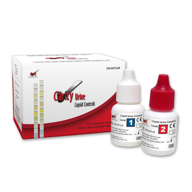 Clarity Urocheck Urine Liquid Control, 10 mL, Diagnostics - CD-UCTL30 - 25 Box