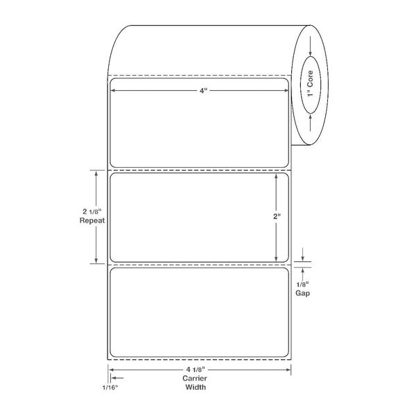 Centurion Direct Thermal Labels DTL1007 - 12.0 Roll - MDL-DTL1007 – RPS ...