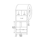 Centurion Centurion Orange-Border Labels DTL1014NB 18.0 Roll-MDL-DTL1014NB