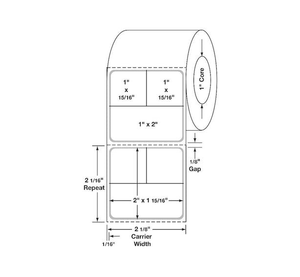 Centurion Centurion Orange-Border Labels DTL1014NB 18.0 Roll-MDL-DTL1014NB