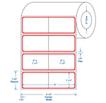 Centurion Centurion Red Border Labels DTL1099R 5000.0 Each-MDL-DTL1099R