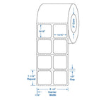 Centurion Blank Labels - DTL1291 - 6 Roll - MDL-DTL1291