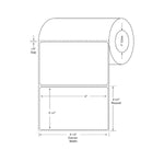 Centurion Blank Labels - DTL1323 - 8 Roll - MDL-DTL1323