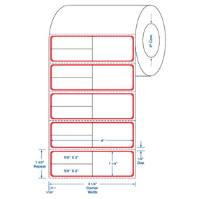 Centurion Meditech Direct Thermal Laboratory Labels DTL144A - 4.0 Roll