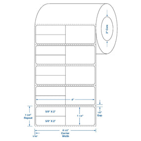 Centurion Meditech Direct Thermal Laboratory Labels DTL144 - 4.0 Roll