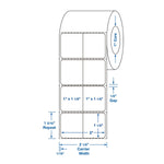 Centurion Blank Labels - DTL1520A - 4 Roll - MDL-DTL1520A