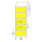 Centurion Centurion Yellow Labels DTL1533 - 4.0 Roll - MDL-DTL1533