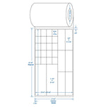 Centurion Blank Labels - DTL1540 - 10 Roll - MDL-DTL1540