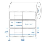Centurion Blank Labels - DTL1608A - 2 Roll - MDL-DTL1608A