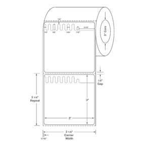 Centurion Centurion Self Shred Plus Labels DTL1624 - 6.0 Roll