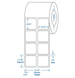 Centurion Labels with 1" Core - DTL1653 - 8 Roll - MDL-DTL1653