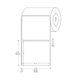 Blank Labels with 3" Core - DTL1693 - 4 Roll - MDL-DTL1693