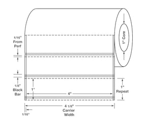 Centurion Centurion Quattro Rx Labels DTL1990PH - 8.0 Roll