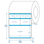 Centurion Cerner Direct Thermal Laboratory Labels DTL19B - 4.0 Roll
