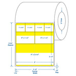 Centurion Cerner Direct Thermal Laboratory Labels - DTL19YEB