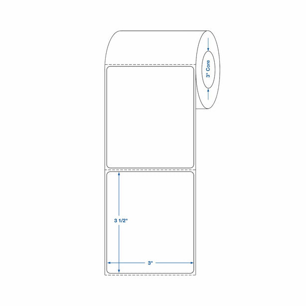 Thermal Labels - DTL2075 - 4 Roll - MDL-DTL2075