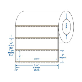 Centurion Centurion Quattro Rx Labels DTL2078PH - 12.0 Roll