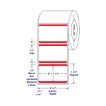 Centurion General LIS Direct Thermal Laboratory 2" x 1-1/4" Labels DTL2137RS - 18.0 Roll