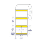 Centurion General LIS Direct Thermal Laboratory 2" x 1-1/4" Labels DTL2137YS - 18.0 Roll