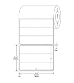 Centurion Centurion Quattro Rx Labels DTL2272PH - 8.0 Roll