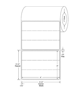 Centurion Centurion Quattro Rx Labels DTL2272PH - 8.0 Roll