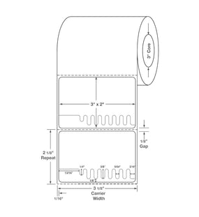Centurion Centurion Self Shred Plus Labels DTL2313 - 4.0 Roll