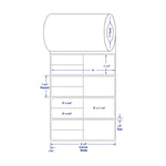 Plain Label - DTL2380A - 12 Roll - MDL-DTL2380A