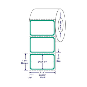 Centurion Centurion Green-Border Label Tape DTL2392GB 36.0 Roll-MDL-DTL2392GB